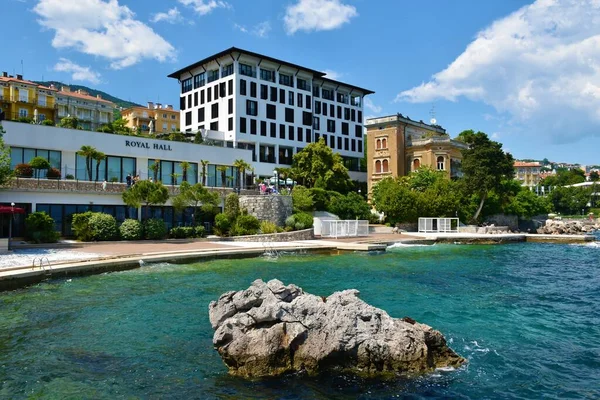 Opatija Horvátország Május 2023 Royal Hotel Coast Adriatic Sea Opatija — Stock Fotó