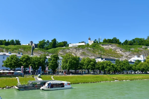 Salzburg Österreich Juni 2023 Blick Auf Den Amalie Redlich Turm — Stockfoto