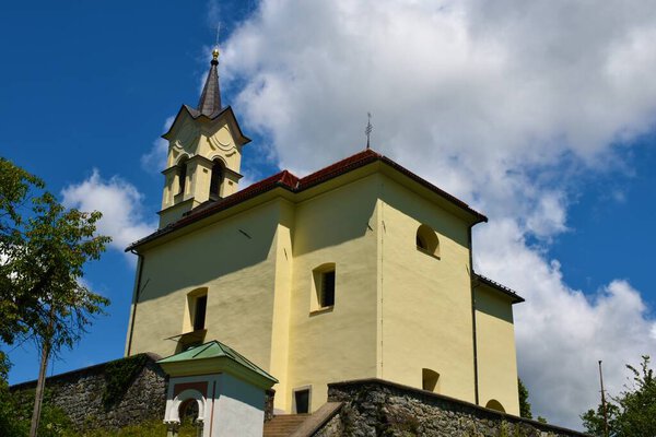 Church of the Ascension of St. Cross above Skofja Loka, Slovenia