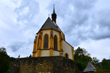 Murau, Styria, Avusturya 'daki St. Leonhard Gotik Kilisesi