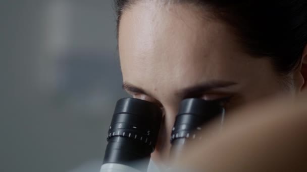 Кімната Гінекології Клініці Крупним Планом Знімок Професійного Жіночого Гінеколога Використанням — стокове відео