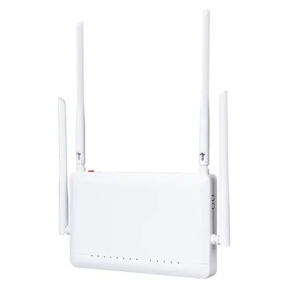 Wireless Wifi Router Isoliert Auf Weißem Hintergrund — Stockfoto