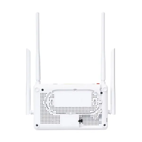 Router Wifi Nirkabel Diisolasi Pada Latar Belakang Putih — Stok Foto