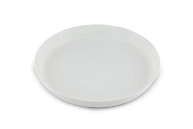 Plastik plaka beyaz arkaplanda izole edildi