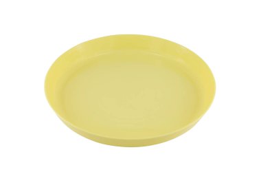 Plastik plaka beyaz arkaplanda izole edildi