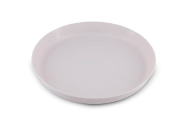 Plastik plaka beyaz arkaplanda izole edildi