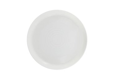 Plastik plaka beyaz arkaplanda izole edildi