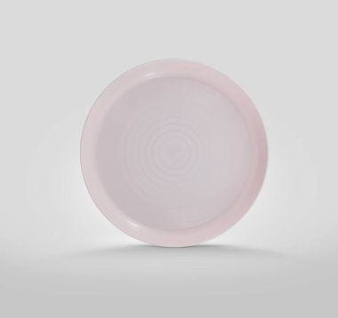 Plastik plaka beyaz arkaplanda izole edildi