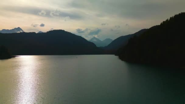 바이에른주 슈타인 근처에 호수의 — 비디오