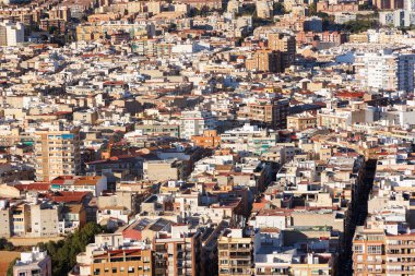 İspanyol şehrinde modern kentsel gelişim.