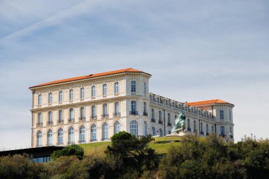 Marsilya 'daki muhteşem ve ünlü Palais du Pharo..