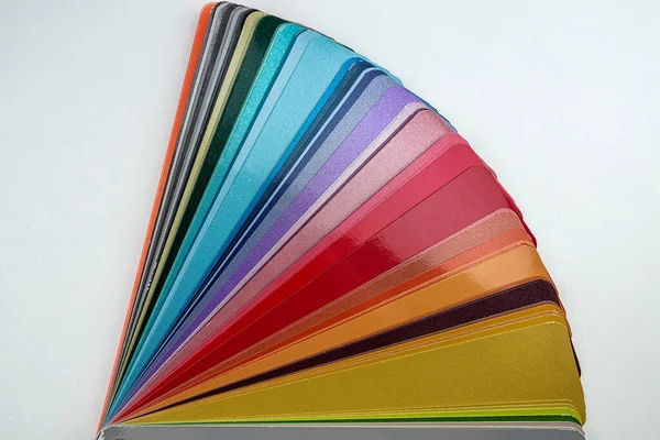 Brillante Varios Colores Como Primer Plano Paleta Guía Paleta Colores — Foto de Stock