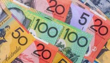 Avustralya Doları 'nın finans geçmişi olarak farklı renktedir. Finans kavramı kaydediliyor