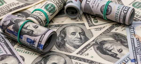 Usd Dollar Bills Finance Background Finance Saving Concepts — Stock Photo, Image