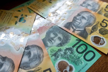 Avustralyalı 50 100 Avustralya para birimi finans geçmişi. AUD dolar banknotu