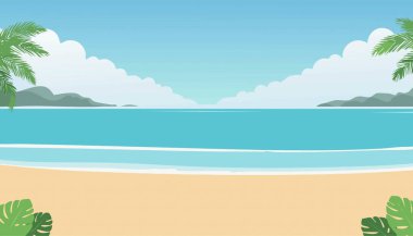 Bu güzel yapılmış bir pikseldir. Huzurlu bir plajı tasvir eder. Uzun palmiye ağaçları, renkli sandalyeler ve gerçekten çarpıcı bir kıyı şeridi vardır.