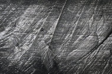 Soyut arkaplan. Eskimiş ahşap yüzey dokusu belirgin derin çatlaklar ve düzensizliklerle.