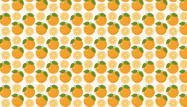 Seamless pattern with mamoncillo. Vector illustration. clipart