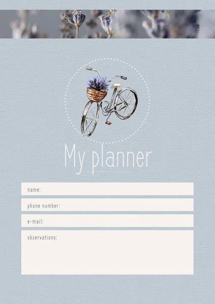 Minimalistische Planners Dagelijks Weely Maandelijks Jaarlijkse Muur Kalender Planner Sjabloon — Stockfoto