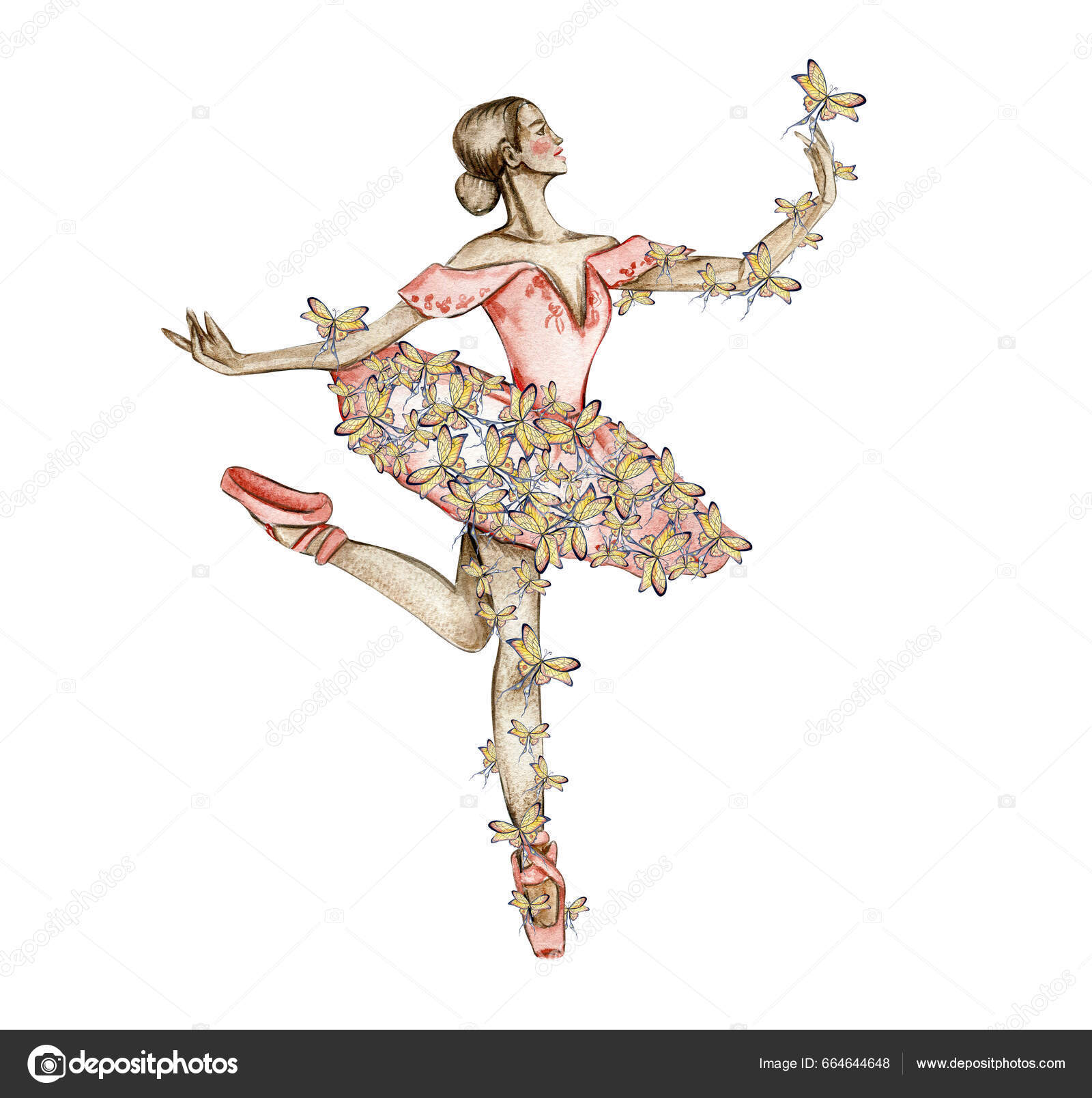 Ballerina In Ballet Pose Classical Dance Stock Photo - Download Image Now -  Dancing, Ballet Dancer, Jumping - iStock