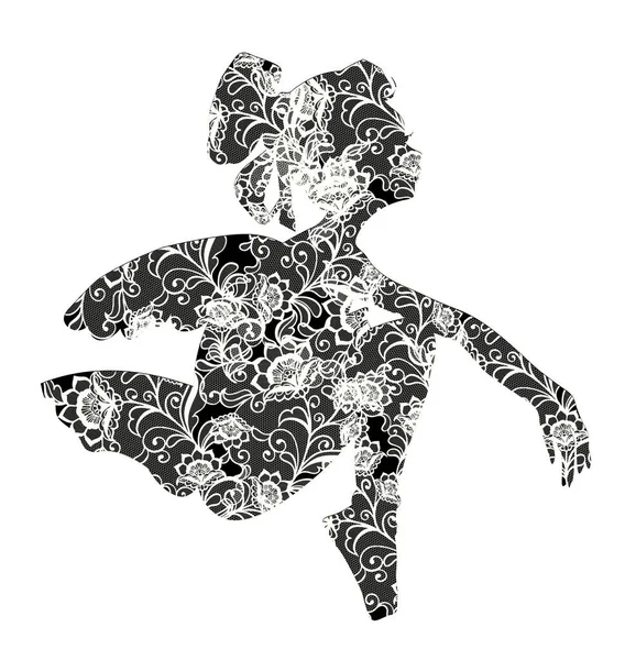Мультяшний Силует Чарівними Крилами Акварель Намальована Рука Ілюстрація Дизайн Дитячої — стокове фото