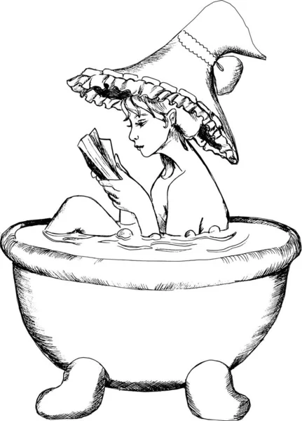Μάγισσα Καπέλο Υδατογραφία Ζωγραφισμένα Στο Χέρι Εικόνα Ιδανικό Για Scrapbooking — Φωτογραφία Αρχείου