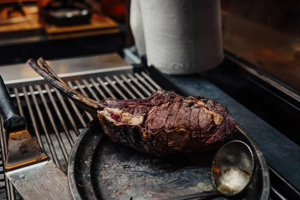 Grilled Beef Excellent Quality Fancy Restaurant — Φωτογραφία Αρχείου