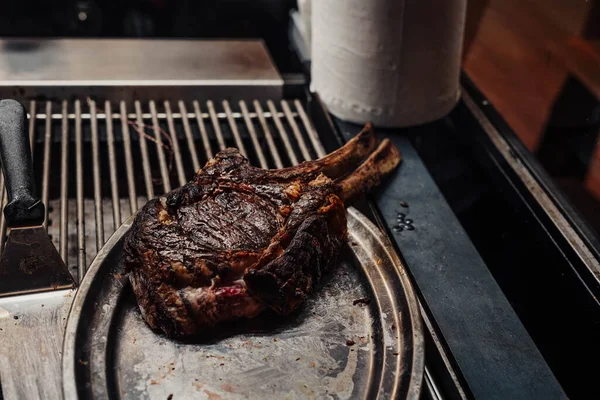 Grilled Beef Excellent Quality Fancy Restaurant — Stok fotoğraf