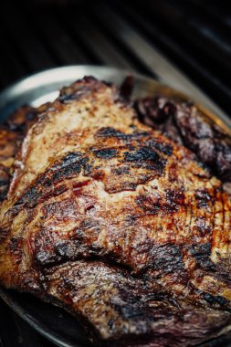 Arjantin et lokantasında nefis et parçaları.