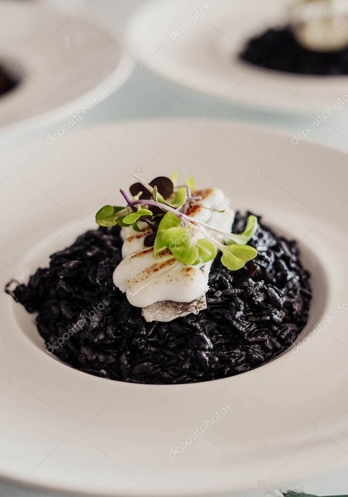 Black rice with cuttlefish and squid ink 2024