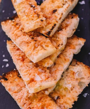 Domatesli kızarmış ekmek, tipik Katalan bölgesi.