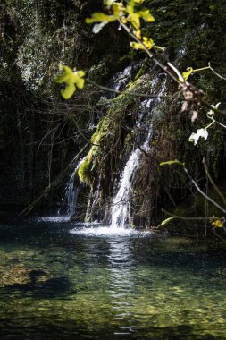 Gorg del Mol dels Murris, Catalonia en les Planes d 'Hostoles, İspanya Şelalesi