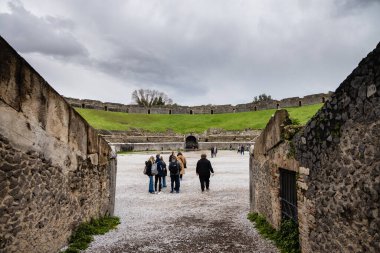 Kışın Pompei Amfitiyatrosu