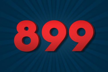 899 sekiz yüz doksan dokuz numaralı şablon poster tasarımı etiketi. simge yılı