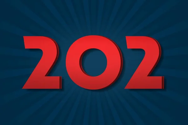 20222222 Numara Şablon Poster Tasarımı Etiketi Yıl Dönümü — Stok fotoğraf