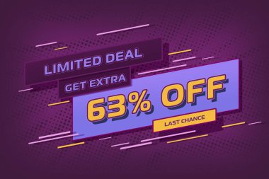 63% 63 indirimli süper indirimli alışveriş yarım ton pankart. çerçeve kapalı