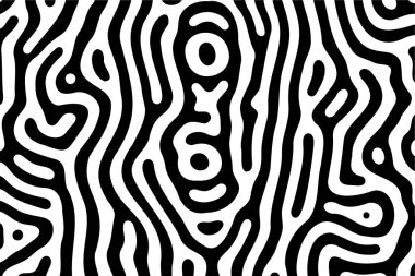 Turing yarım ton yapboz deseni. moda üretken algoritması