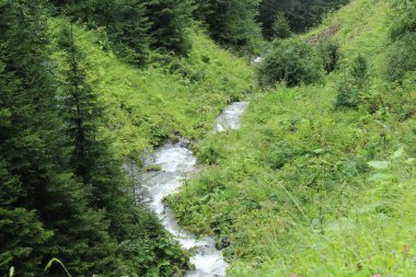 Doğal dağ manzarası fotoğrafı.