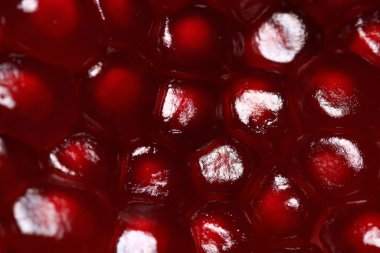 punica granatum nar makro fotoğraf