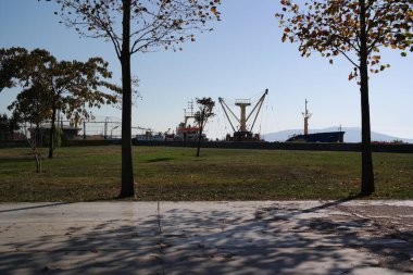 park deniz manzaralı fotoğraf