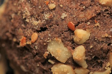 Susamlı fındıklı kek kurabiyesi fotoğrafı.