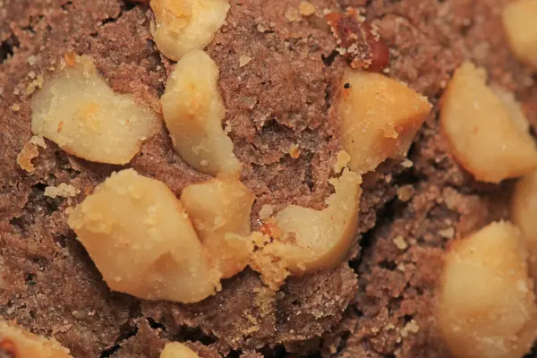 Susamlı fındıklı kek kurabiyesi fotoğrafı.