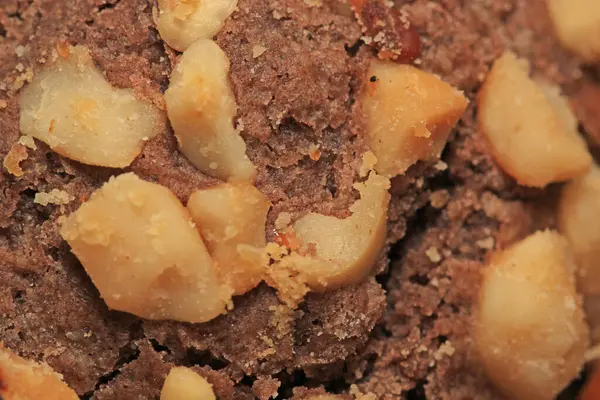 Susamlı fındıklı kek kurabiyesi fotoğrafı.