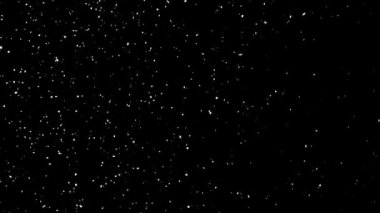 Real Snow, falling snow isolated on black background in FHD to be used for composing, motion graphics, Large and small snow snowflakes, Isolated falling snow, , Ethereal, Intense, Storm. High quality