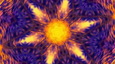 Geometrik şekiller arka plan, kusursuz bir psikedelik enerji akışı döngüsü, görsel fantezi girdaplarını yener, hipnotik trans mandala soyut desenleri - fütürist mandala titreşimleri. Yüksek kalite 4k görüntü