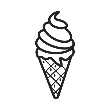 Dondurma vektörü Simge Hattı 