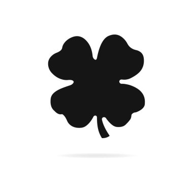 Yonca desenli taşıyıcı. Dört yapraklı yonca simgesi, farklı şekli ve koyu rengiyle iyi şansı simgeler..