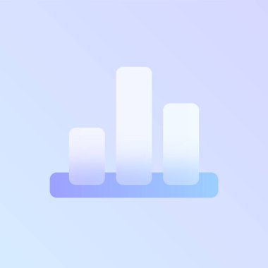 grafik cam morfizm moda moda simgesi. Görüntü ve mor gradyanı olan şeffaf cam renk simgesinin grafiğini çizelim. Web ve ui tasarımı, mobil uygulamalar ve tanıtım sektörü yalan makinesi için