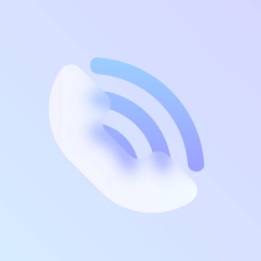 Moda modu modu simgesi. Bulanık, şeffaf cam ve mor gradyanı olan el set renk vektör simgesi. Web ve ui tasarımı, mobil uygulamalar ve tanıtım sektörü yalan makinesi için