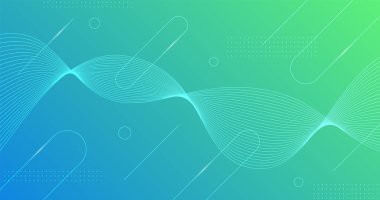 soyut renk eğilimli geometrik 4k arkaplan. Fütürist renk tasarımı şekillendirir. yeşil ve mavi gradyan renk. Duvardaki postane, poster tamiri ve iniş sayfası sitesi için